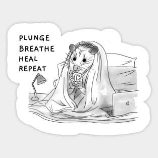 Plunge, Breathe, Heal, Repeat Sticker